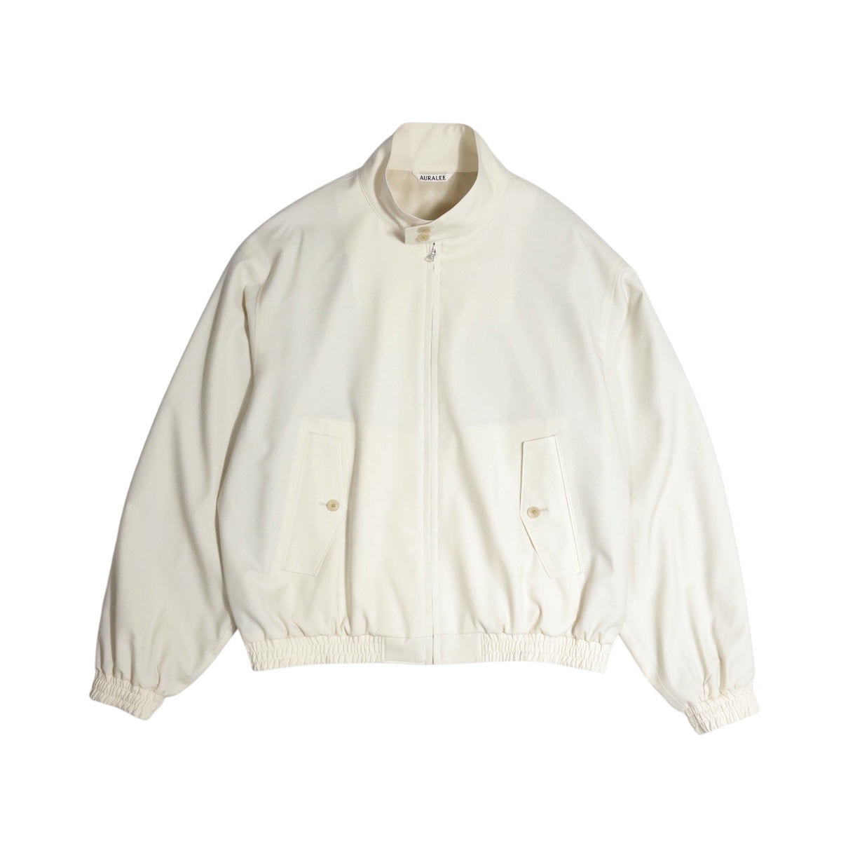 AURALEE「SUPER FINE TROPICAL WOOL ZIP BLOUSON / IVORY」 – SISTER