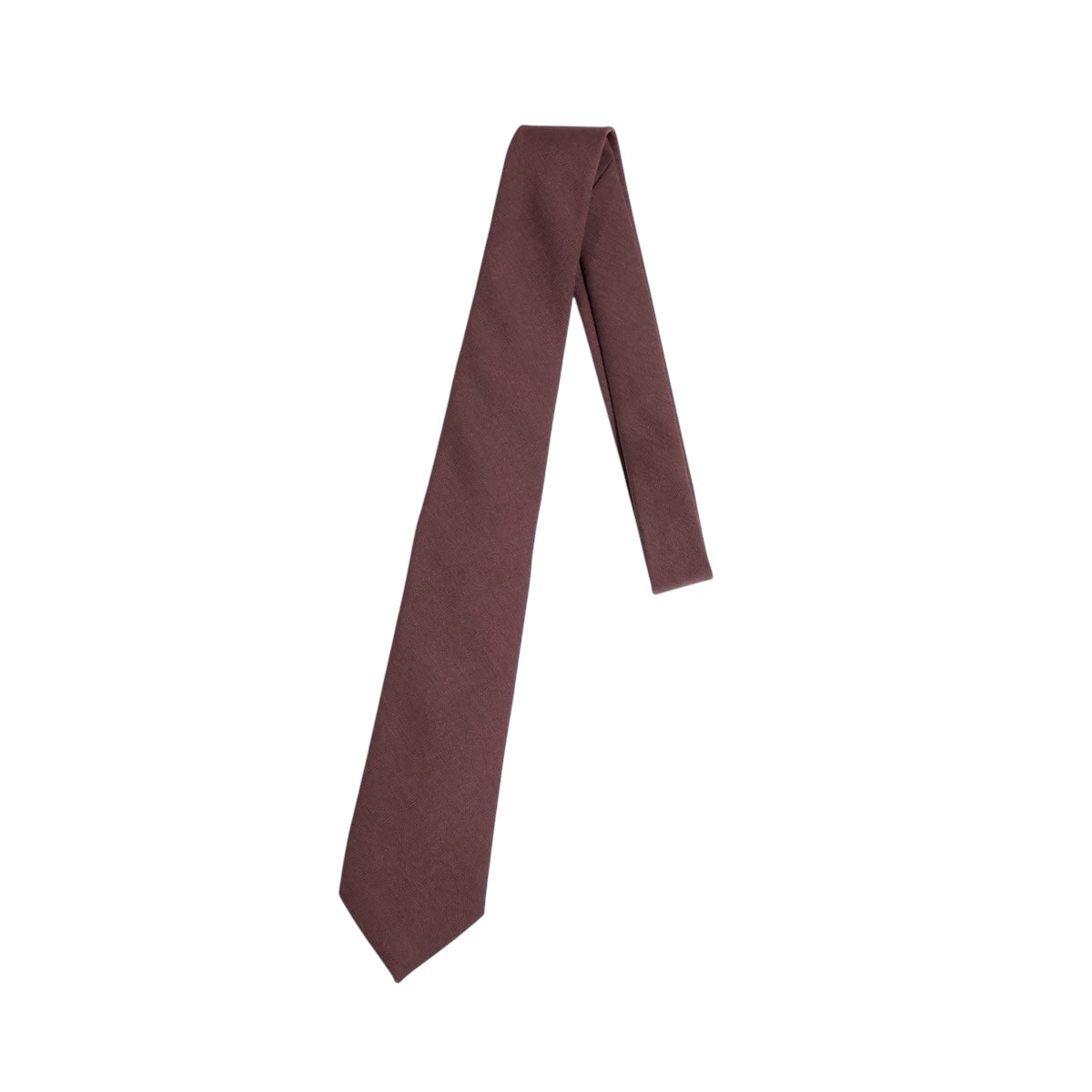 小物 AURALEE WOOL KID MOHAIR HOP SACK TIE AURALEE 「WOOL KID MOHAIR HOP SACK TIE / BURGUNDY」 – SISTER