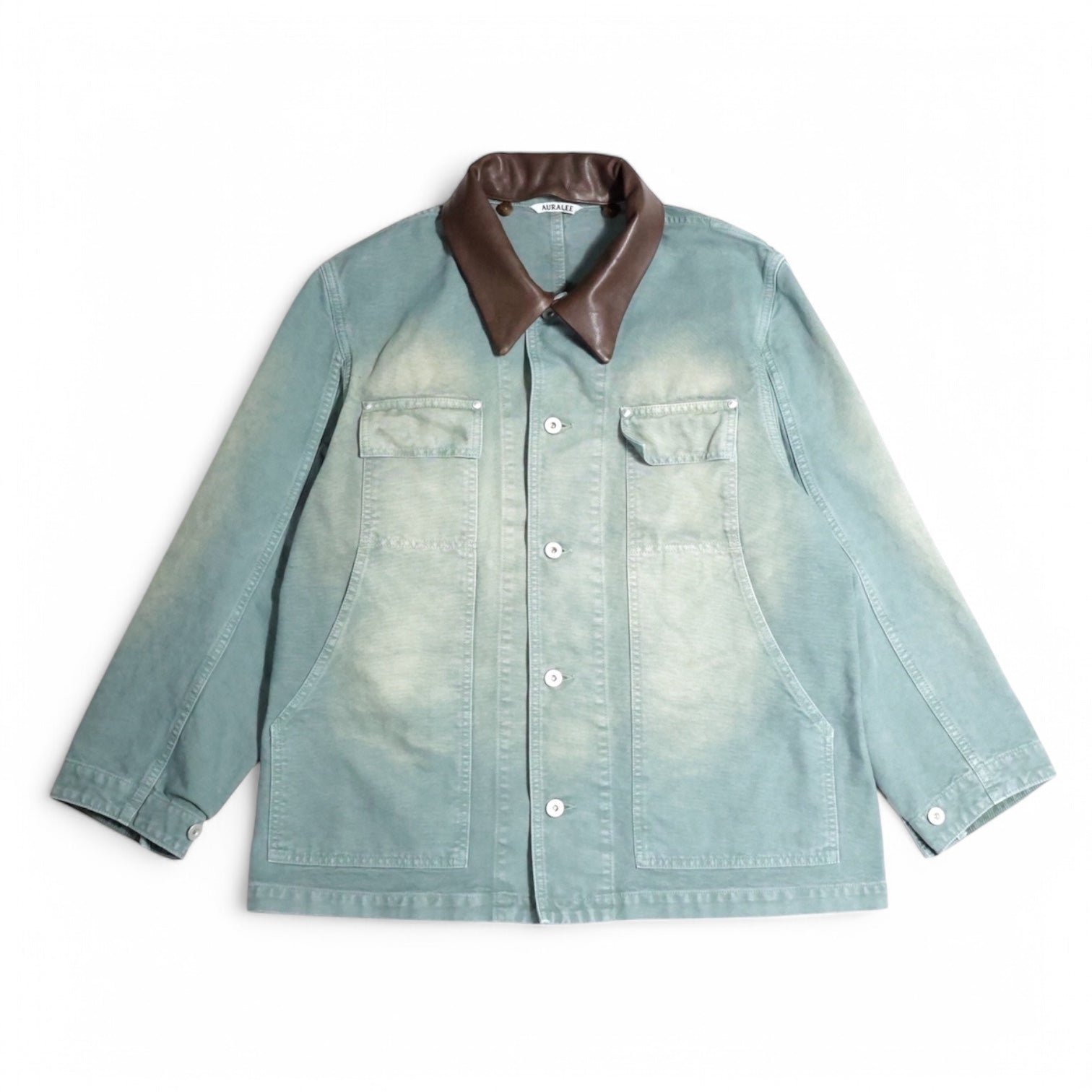 AURALEE 「ORGANIC COTTON DUCK BLOUSON / ASH GREEN」 – SISTER AURALEE 「ORGANIC COTTON DUCK BLOUSON / ASH GREEN」 – SISTER