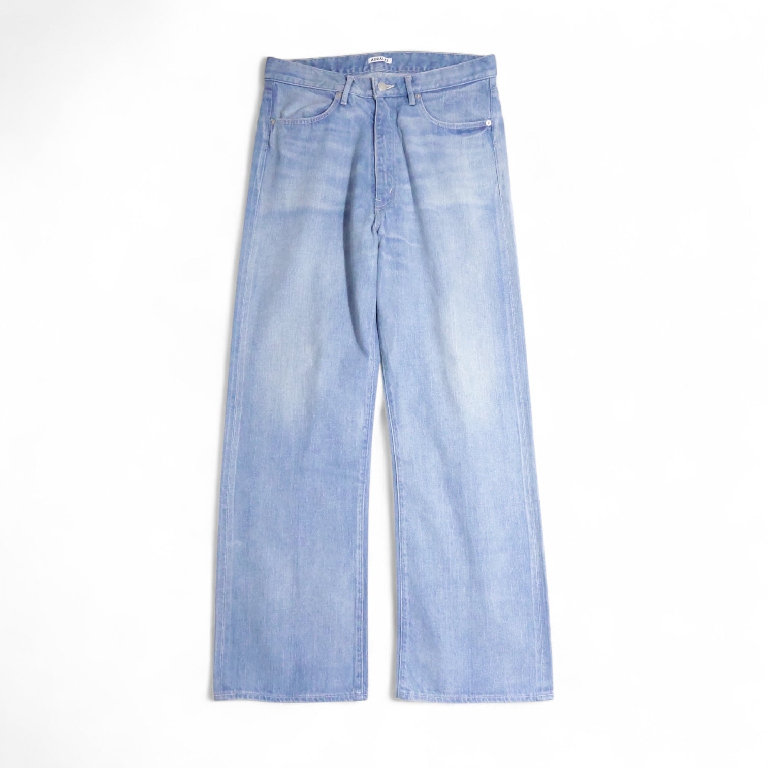AURALEE 「SELVEDGE FADED LIGHT DENIM PANTS / LIGHT INDIGO