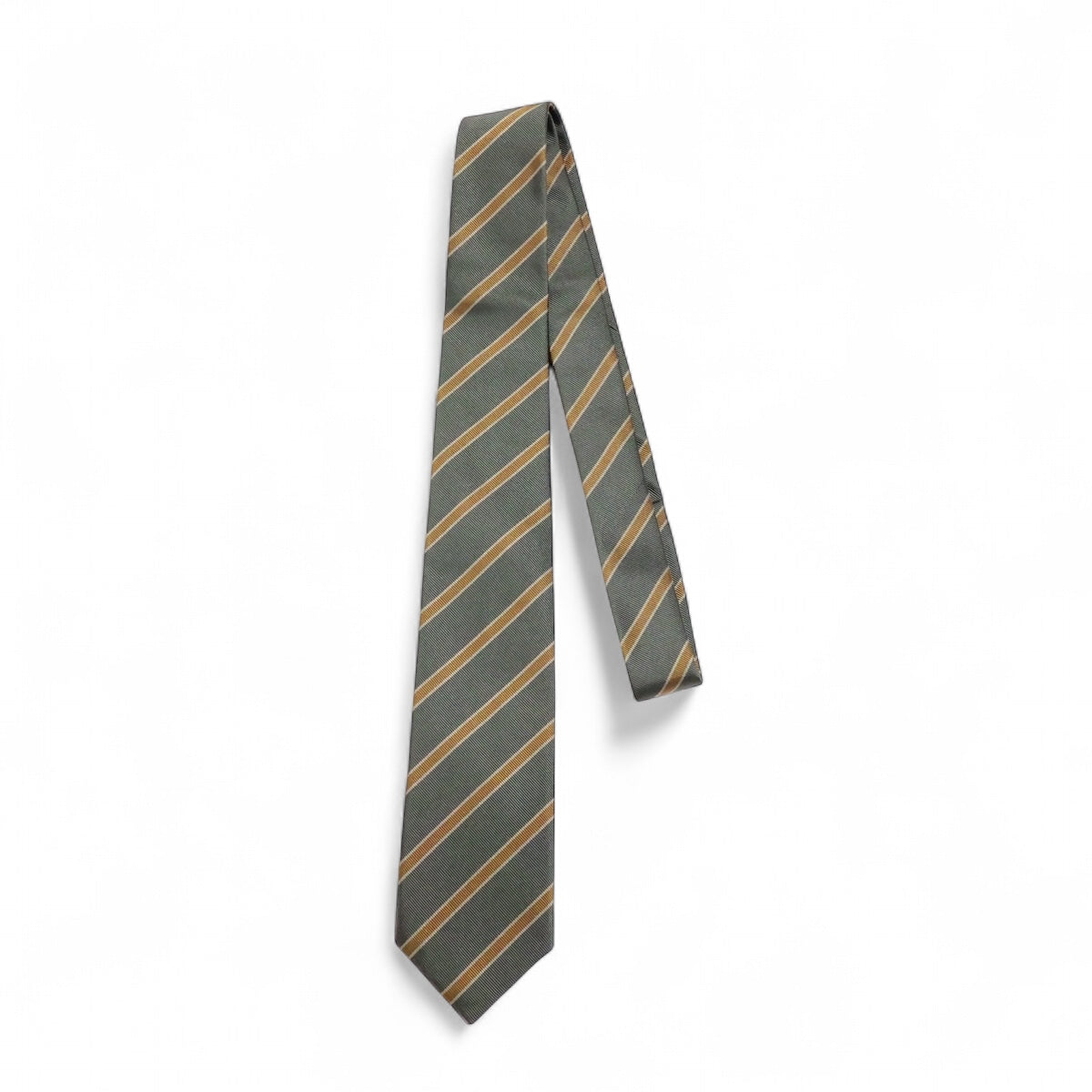 AURALEE「SILK STRIPE TIE / OLIVE STRIPE」 – SISTER
