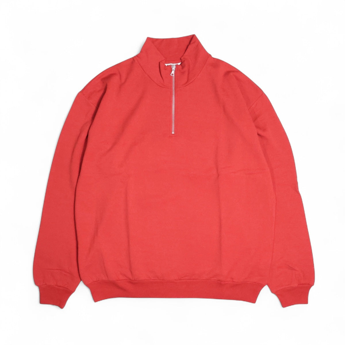 トップス AURALEE LIGHT WOOL SWEAT HALF ZIP P/O AURALEE 「LIGHT WOOL SWEAT HALF ZIP P/O / RED」 – SISTER