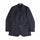 AURALEE 「BLUEFACED WOOL JACKET / CHARCOAL NAVY STRIPE」