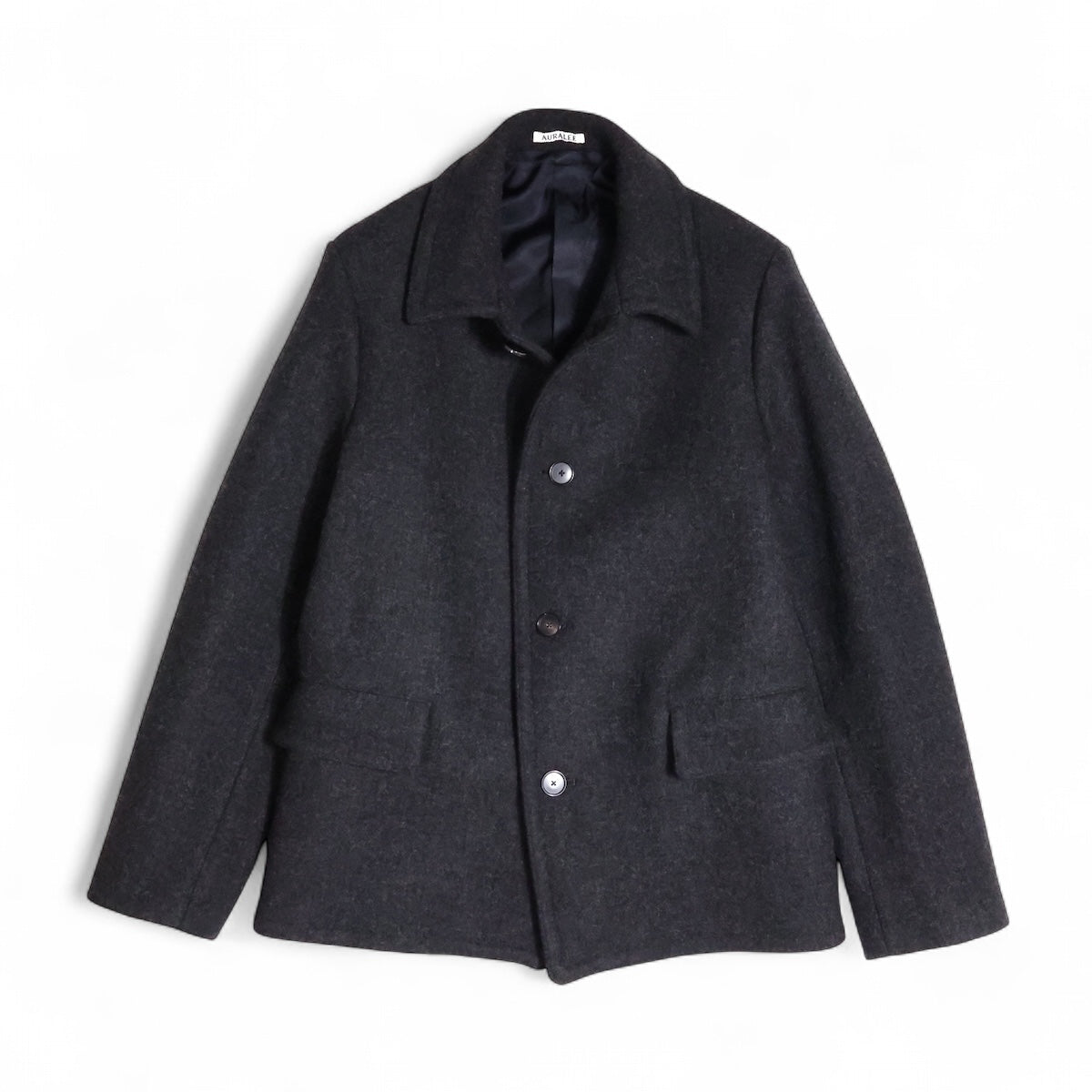 AURALEE/オーラリー　WOOL DOUBLE CLOTH BLOUSON SHETLAND WOOL DOUBLE CLOTH BLOUSON - AURALEE Official Website