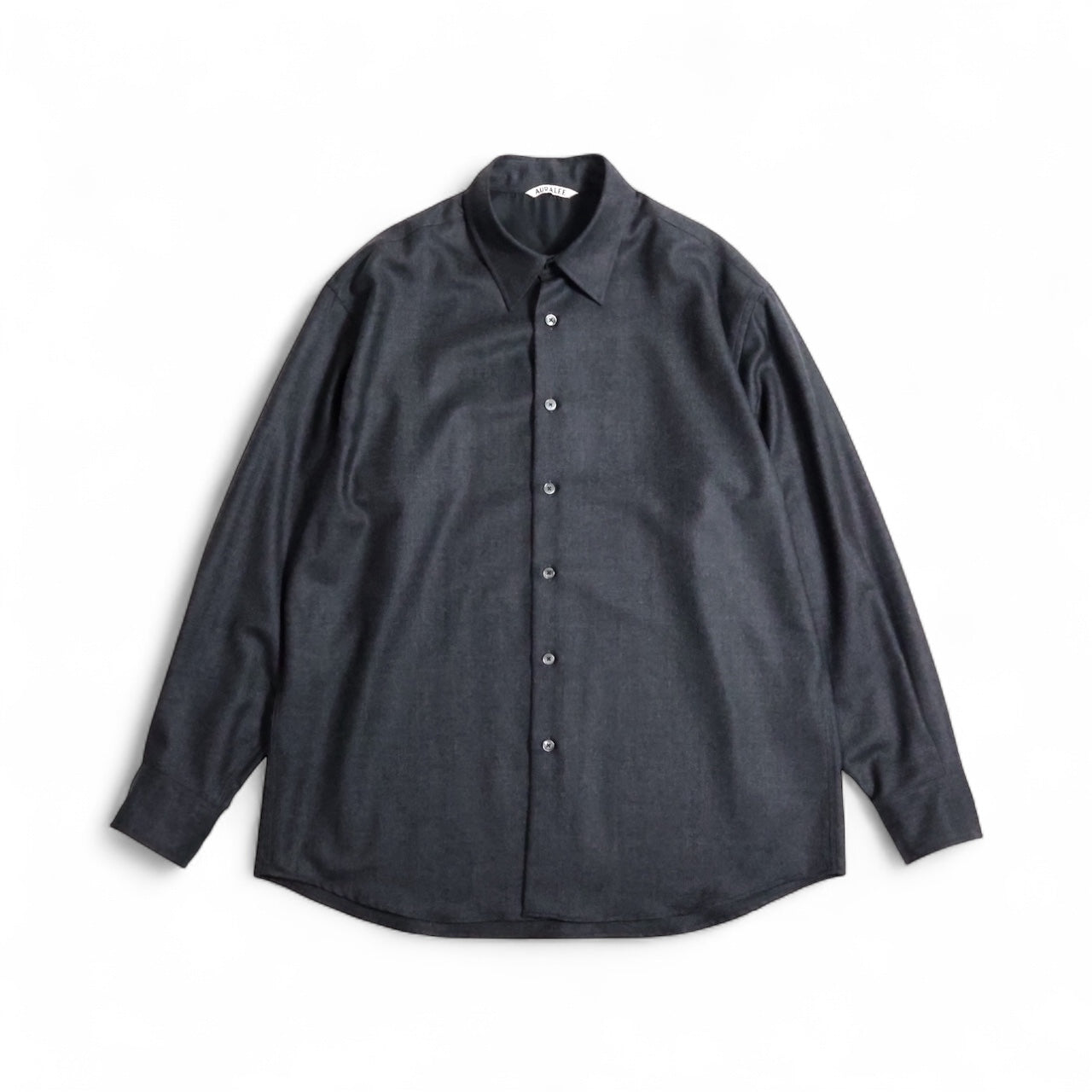 AURALEE 「SUPER LIGHT WOOL SHIRTS / TOP CHARCOAL」 – SISTER