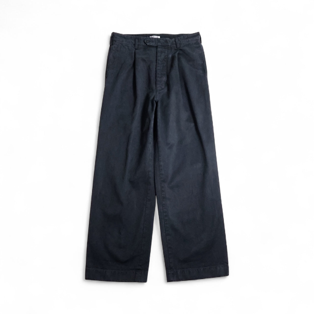 パンツ AURALEE ProductDyedFinxChinoOneTuckPants Namu Shop - Auralee Washed Finx Chino One-Tuck Pants - Camel