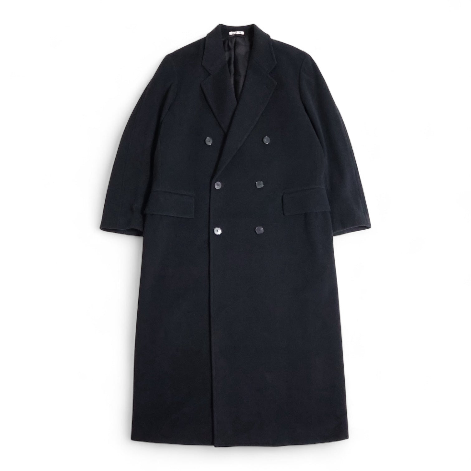AURALEE 「SUPER FINE WOOL MOSSER CHESTERFIELD COAT / BLACK」 – SISTER