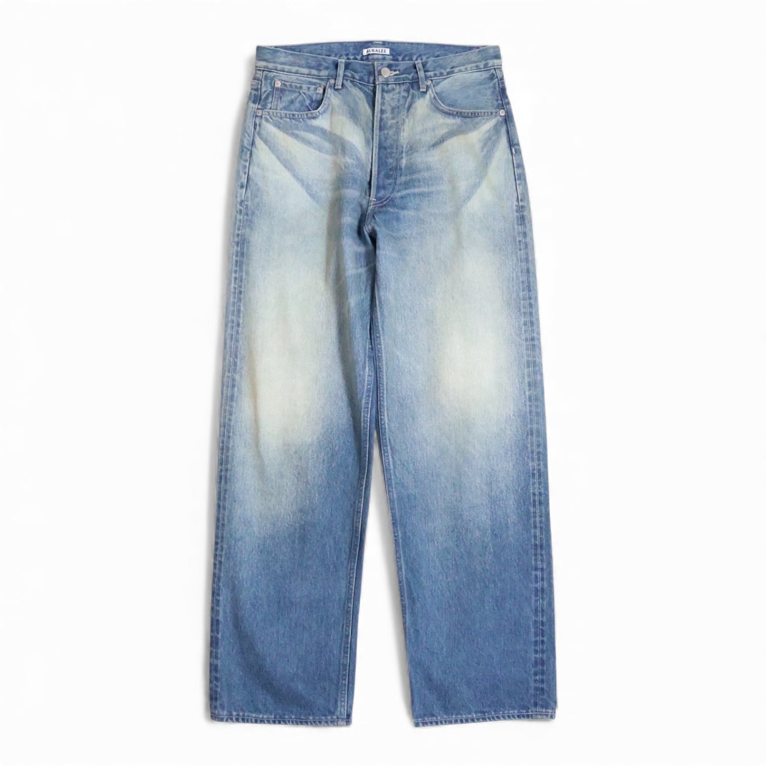 ＜AURALEE＞セルヴィッチ フェイテッド ヘヴィ デニムパンツ AURALEE＞セルヴィッチ フェイテッド ヘヴィ デニムパンツ AURALEE