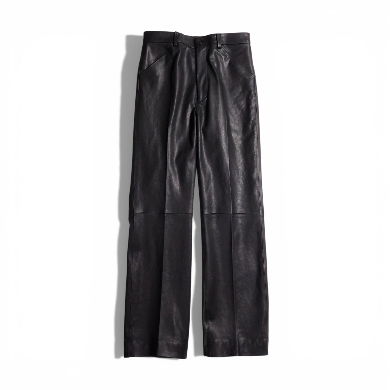 AURALEE「TEXTURED LAMB LEATHER PANTS」 – SISTER