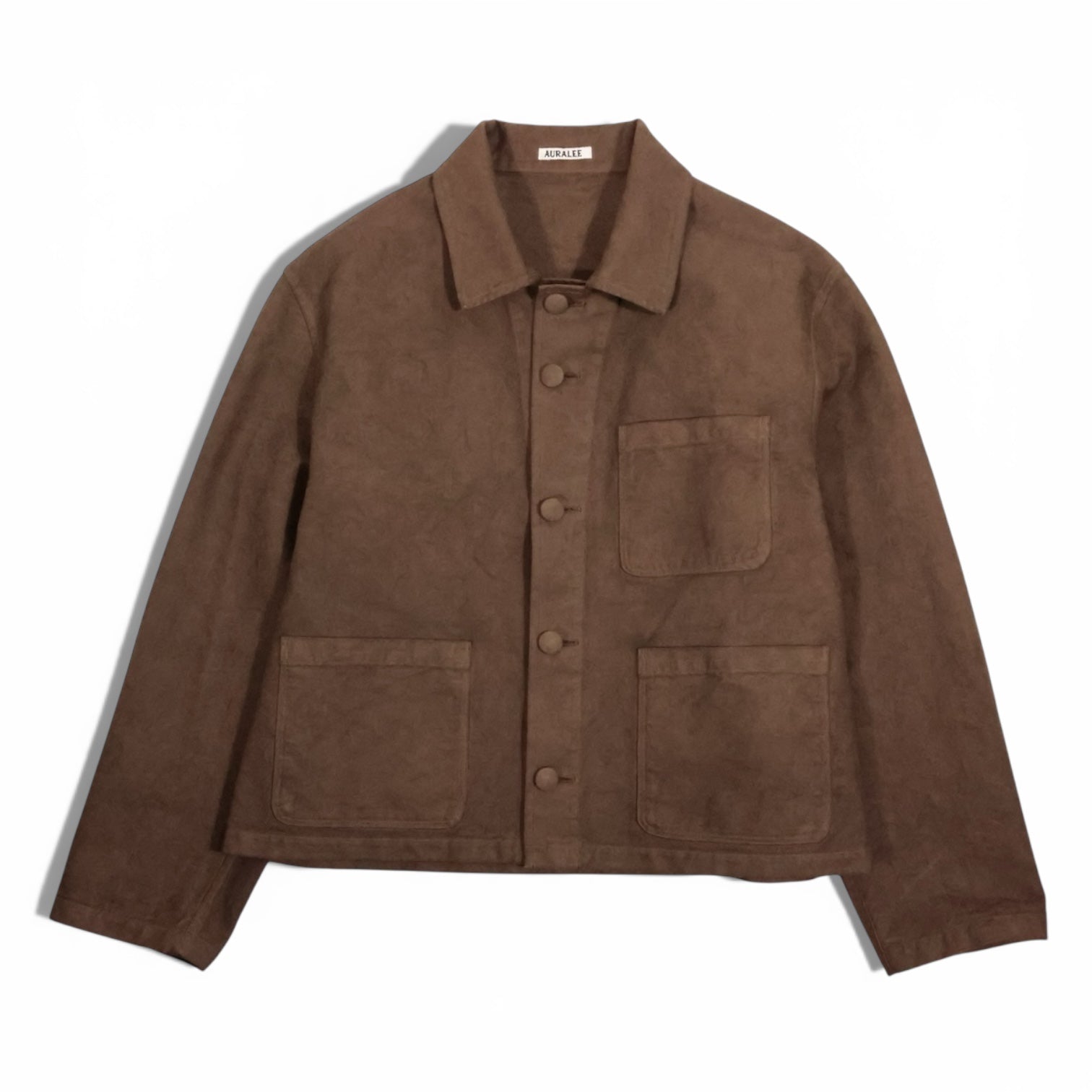 AURALEE 「GARMENT-DYED ORGANIC COTTON HEAVY TWILL SHORT WORK