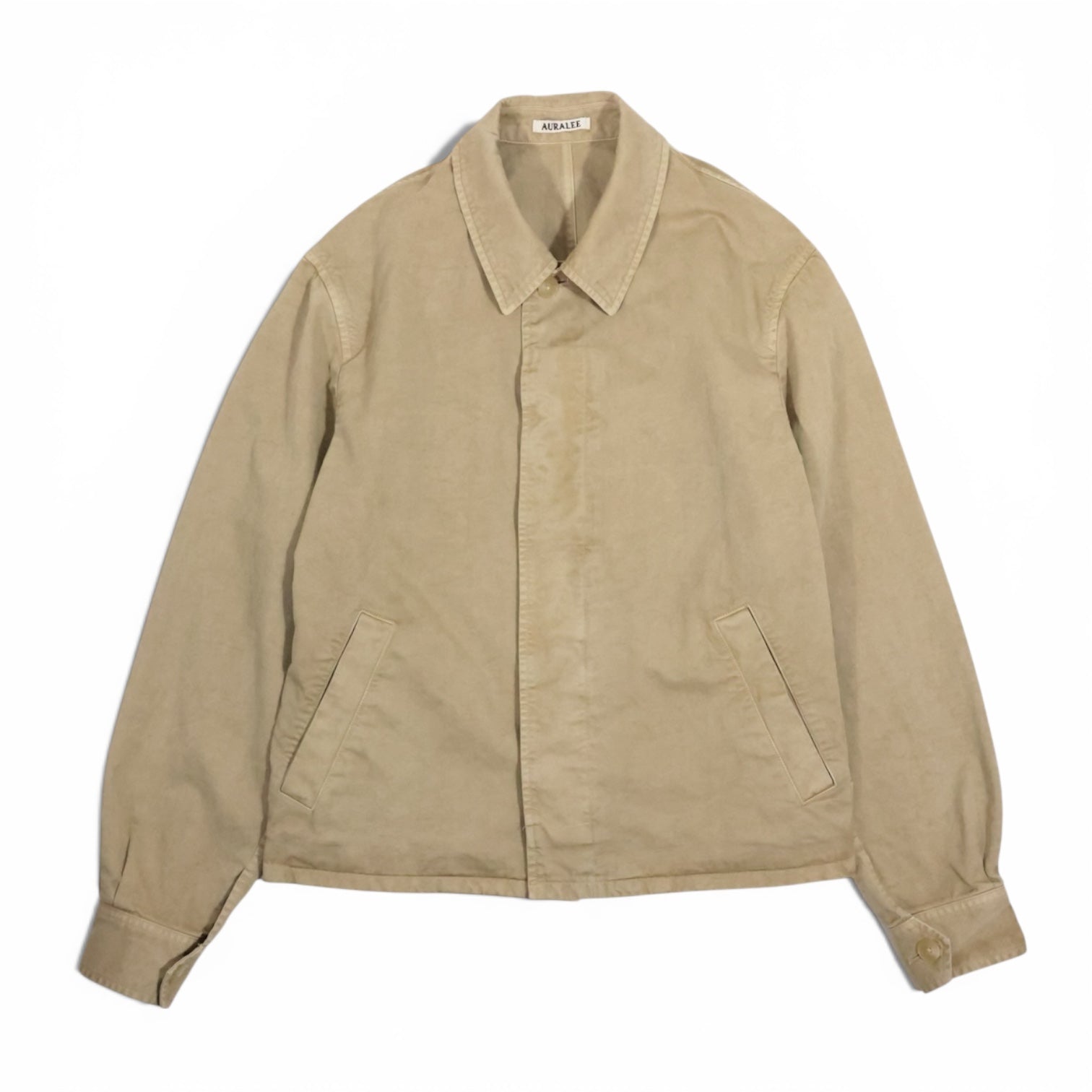 AURALEE 「GARMENT-DYED FINX LIGHT CHINO BLOUSON / BEIGE」 – SISTER