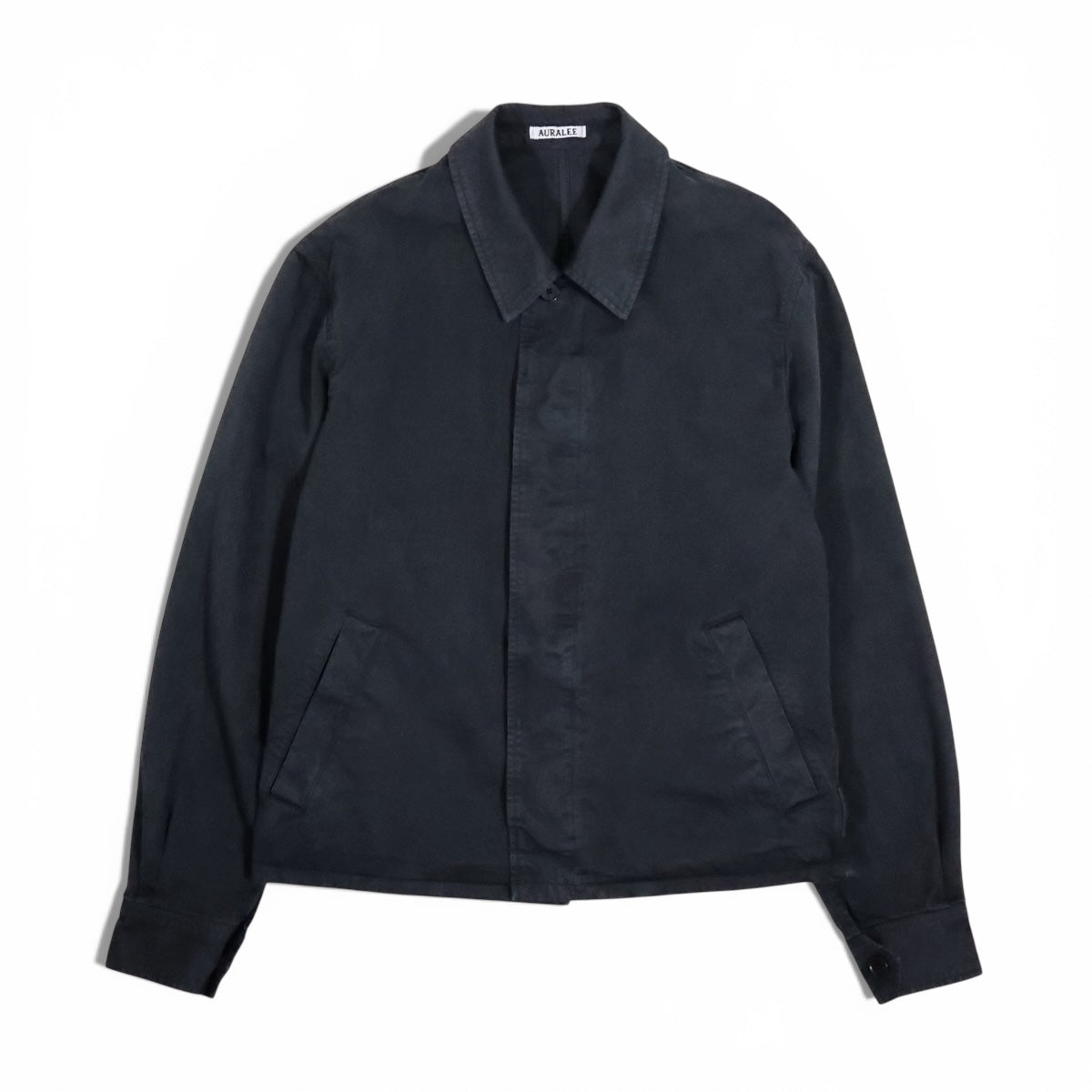 AURALEE 「GARMENT-DYED FINX LIGHT CHINO BLOUSON / BLACK」 – SISTER