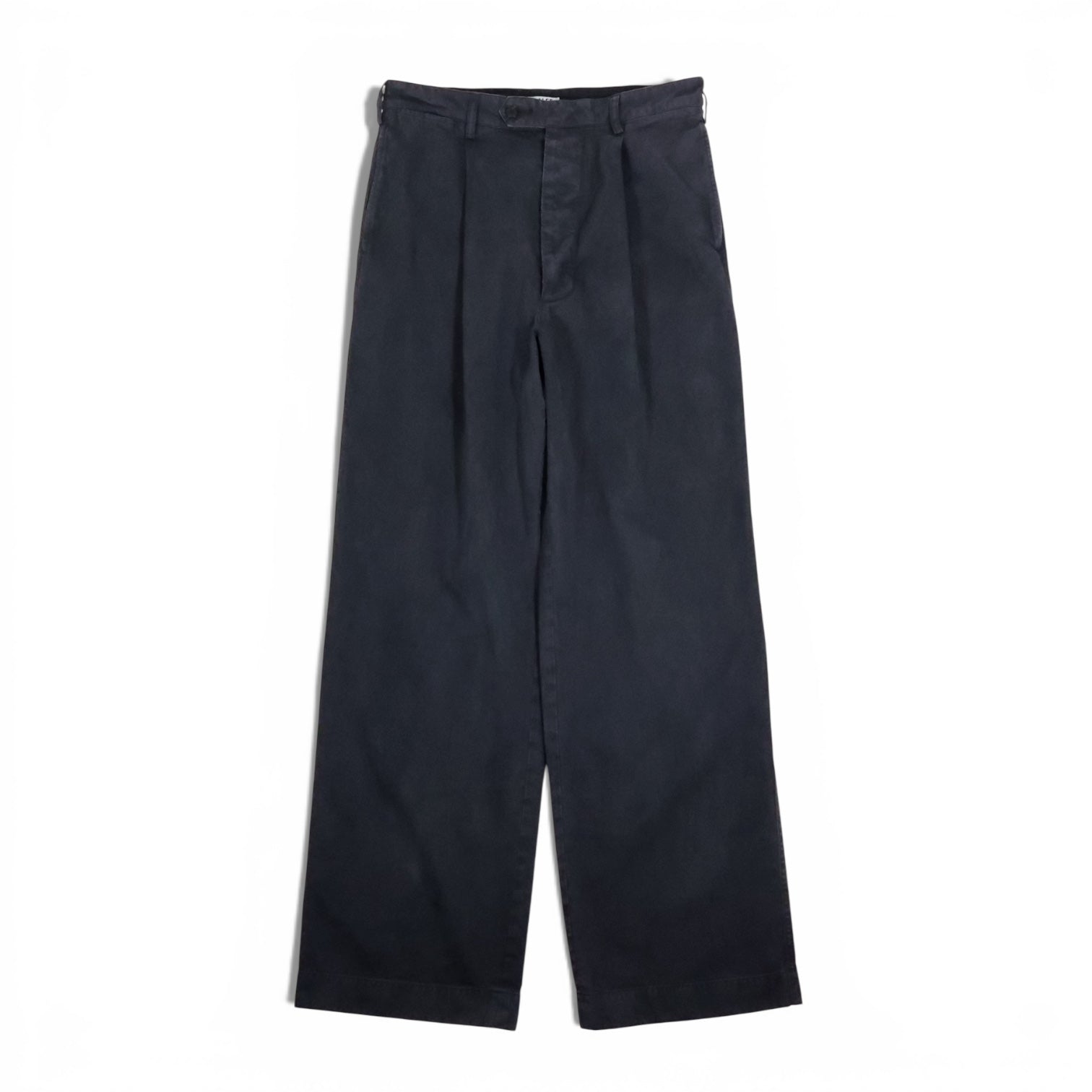 AURALEE 「GARMENT-DYED FINX LIGHT CHINO ONE-TUCK WIDE PANTS