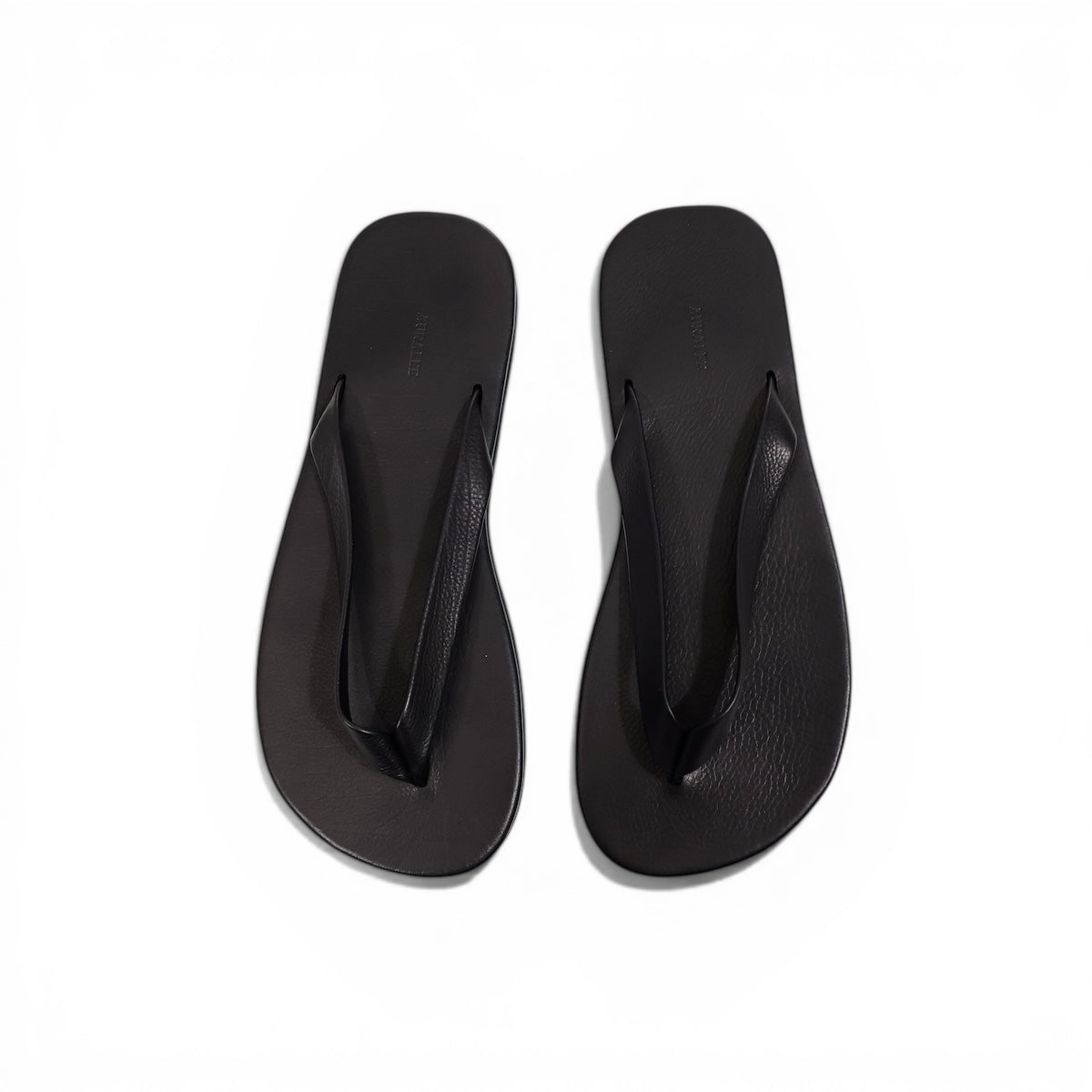 AURALEE「SOFT LEATHER FLIP-FLOPS / BLACK」 – SISTER