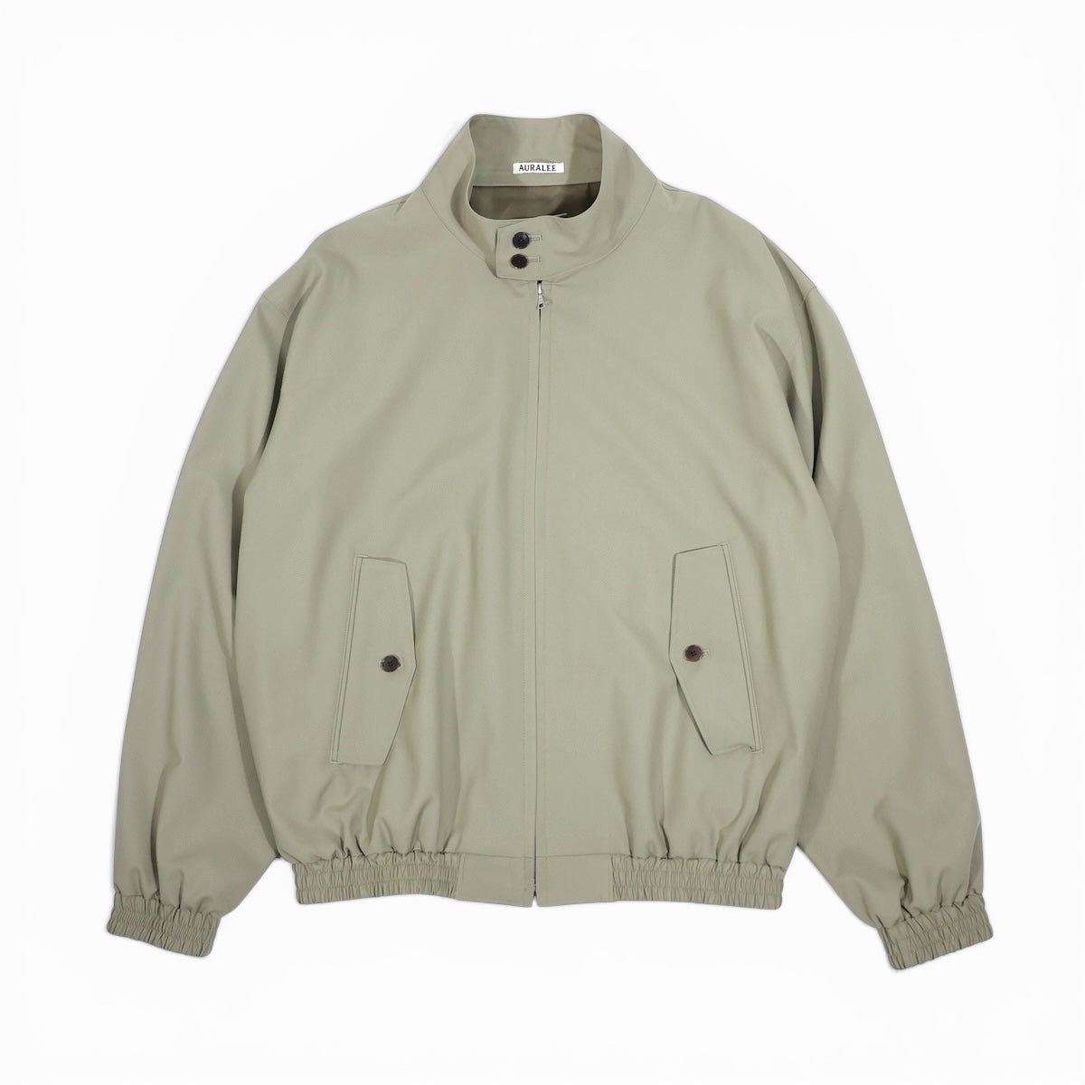 AURALEE「ULTRA FINE TROPICAL WOOL ZIP BLOUSON / LIGHT KHAKI」 – SISTER