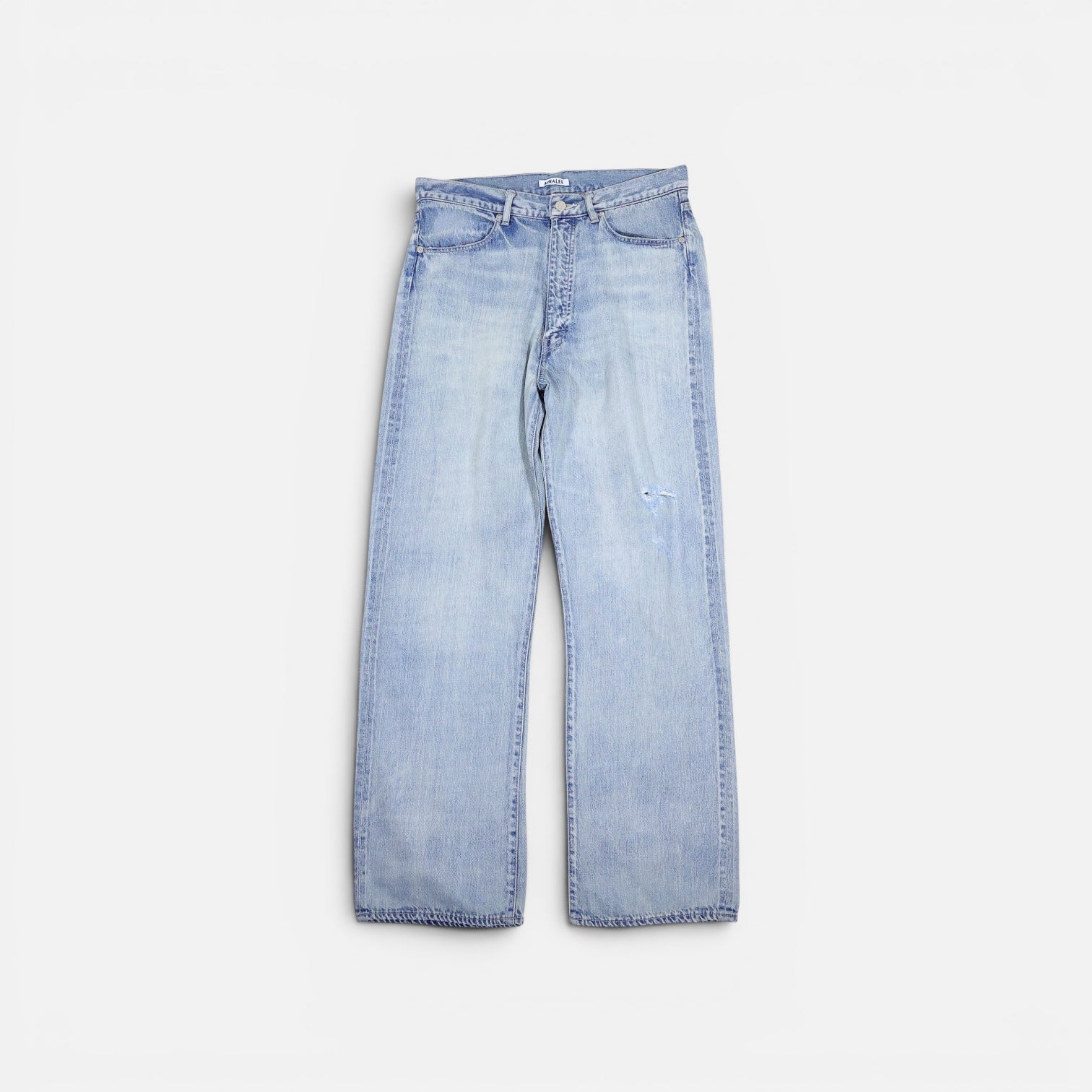 AURALEE 「FADED SELVEDGE LIGHT DENIM PANTS / LIGHT INDIGO」 – SISTER