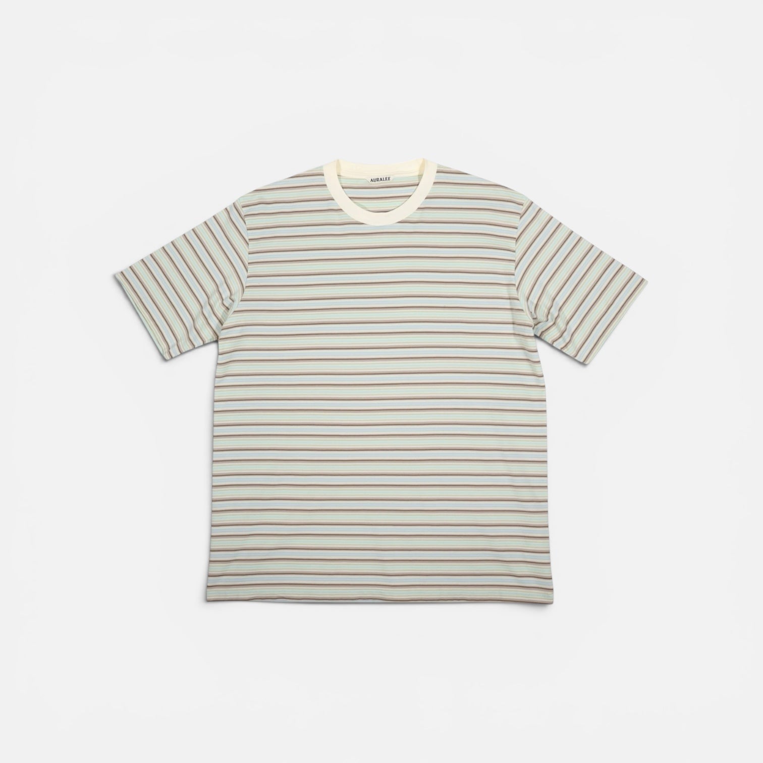 AURALEE 「GRADIENT STRIPE JERSEY TEE / FADE MINT STRIPE」 – SISTER