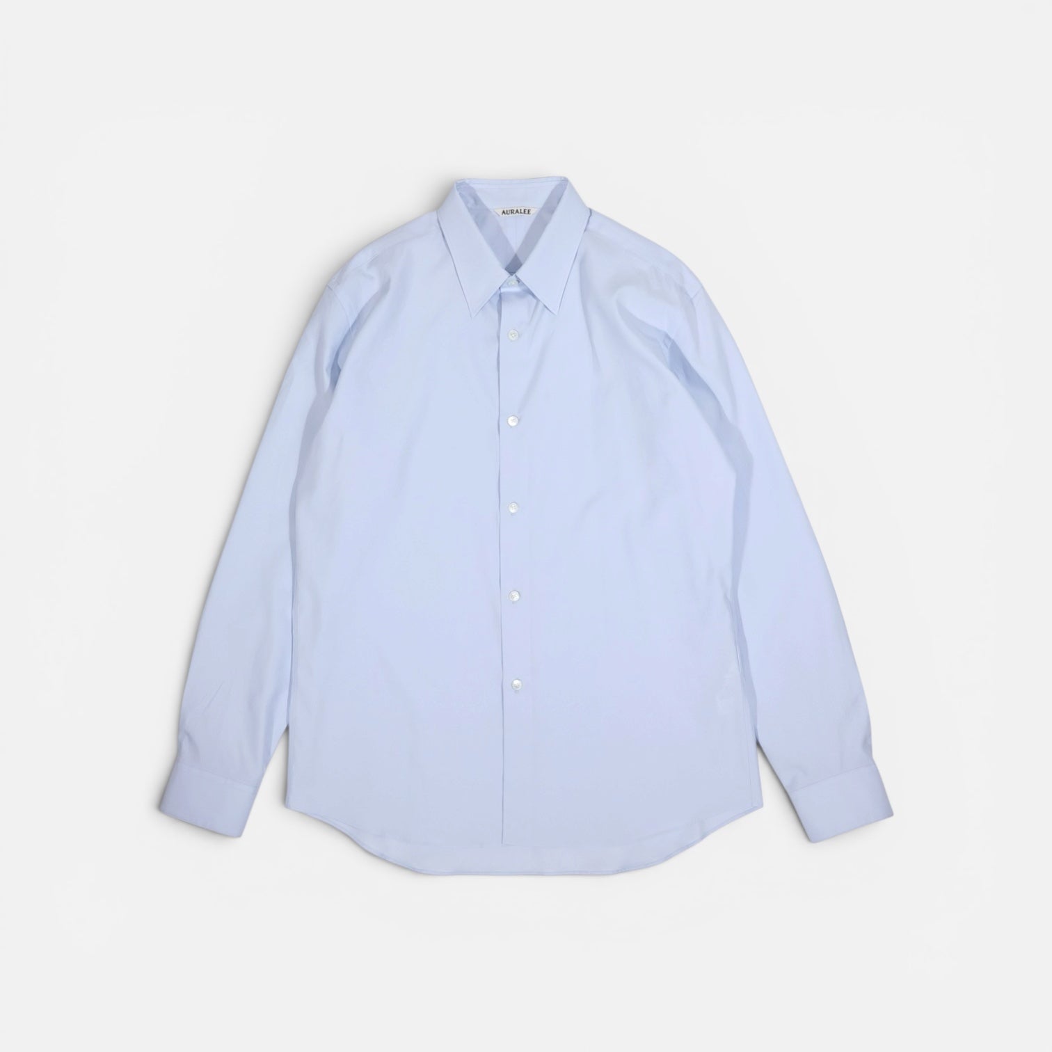 AURALEE 「WASHED FINX TWILL SLIM SHIRT / LIGHT BLUE」 – SISTER