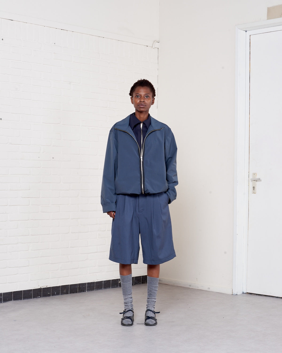 CAMIEL FORTGENS 「CF.21.09.02.01 TRACK JACKET TECHNICAL NYLON