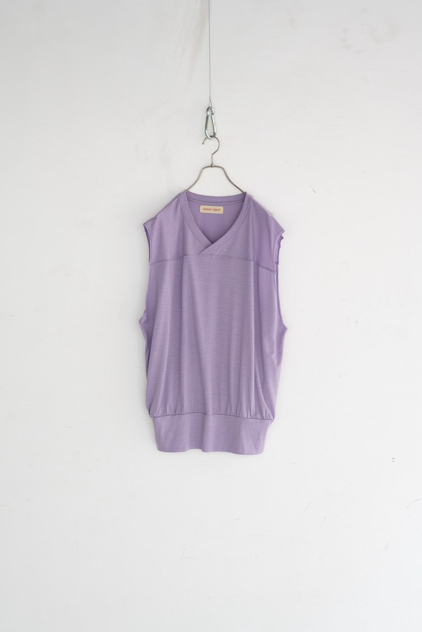 【barbell object】bo top purple サイズfree barbell object 「bo-06cn03 sw ns top / lilac」 – SISTER