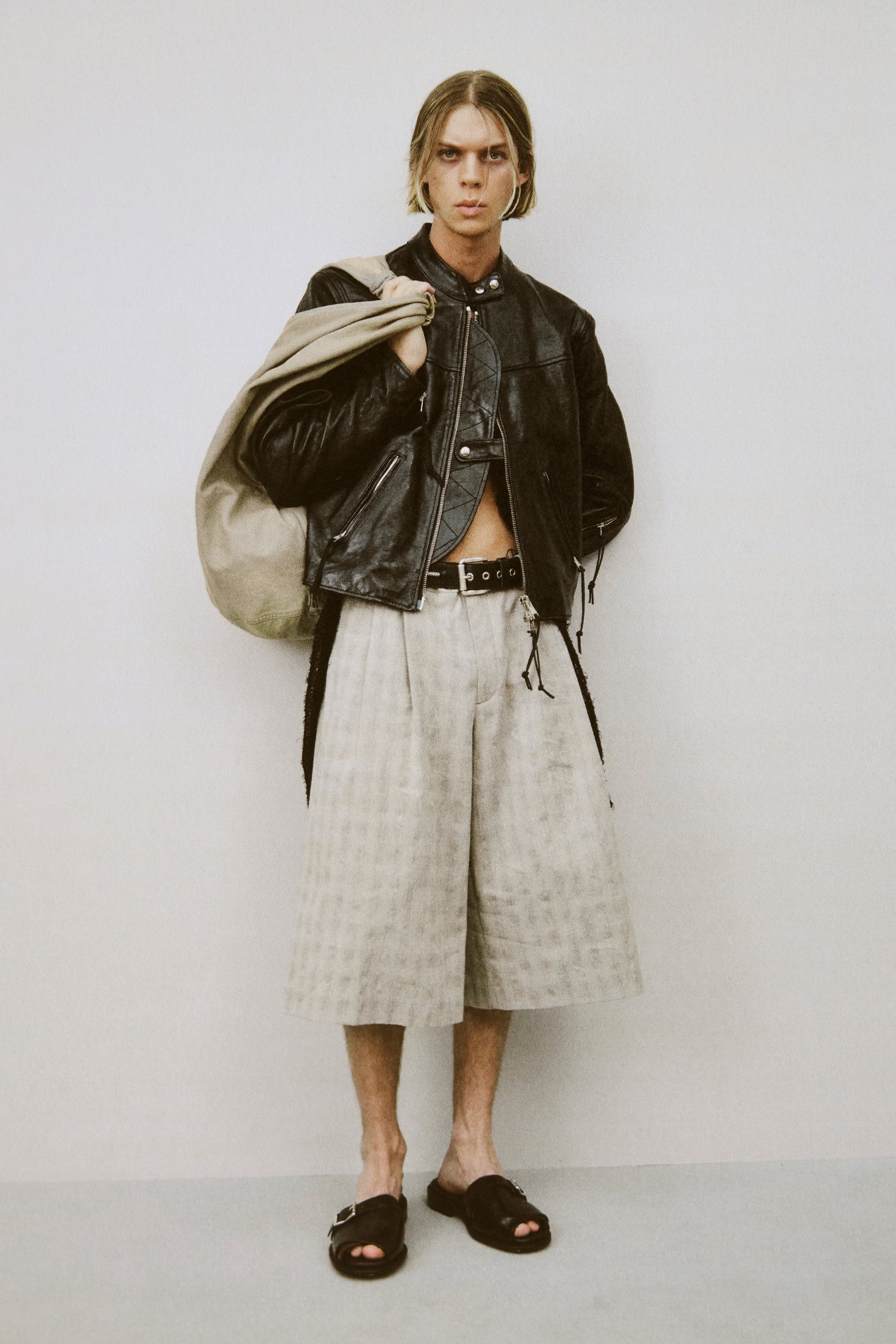 OUR LEGACY「SPLIT SHORTS SAGE TRAIL CHECK DRYLINE WEAVE」 – SISTER