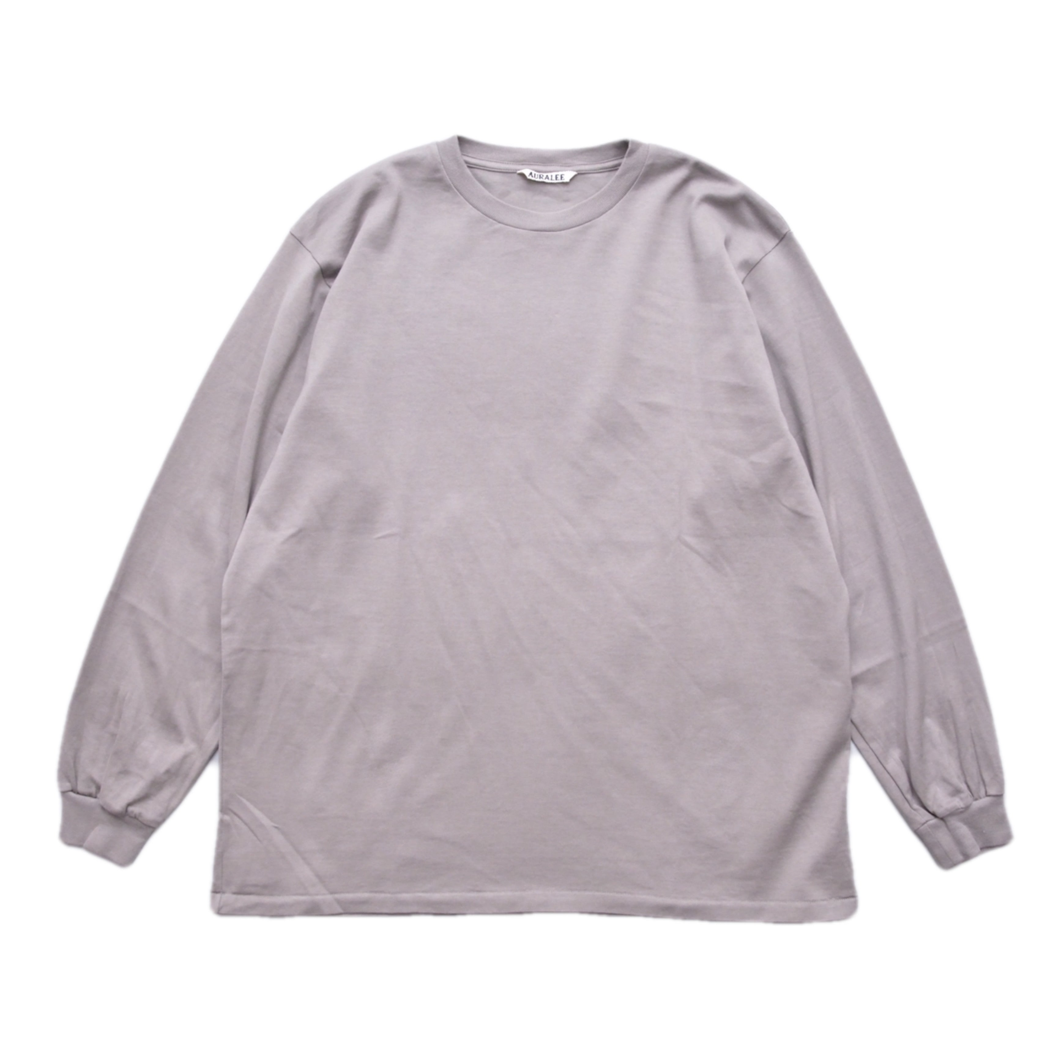 AURALEE 「LUSTER PLATING L/S TEE / KHAKI GRAY」 – SISTER