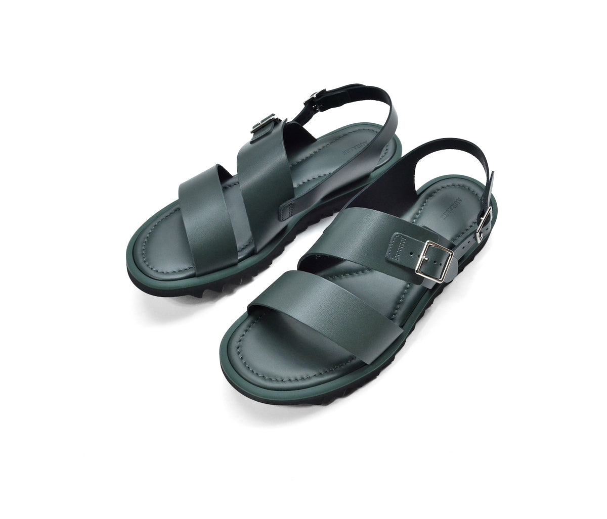 AURALEE 「LEATHER BELT SANDALS MADE BY FOOT THE COACHER / DARK GREEN」 –  SISTER
