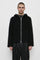OUR LEGACY 「FULL ZIP HOOD BLACK HAIRY WOOL」