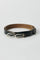 OUR LEGACY 「TWIN TONGUE BELT BLACK CHROMEXCEL LEATHER」