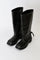 OUR LEGACY 「HIGH ENGINE BOOT BLACK TENSILE CATTLE HIDE」