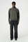 OUR LEGACY 「SCHOLAR ROLLNECK WORN BLACK ATHLETIC RIB」