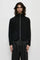 OUR LEGACY 「SHRUNKEN FULLZIP POLO BLACK ATHLETIC RIB」