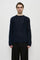 OUR LEGACY 「RIDER POPOVER BLENDED BLUE JAGGED ALPACA」