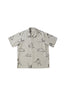 OLD JOE BRAND.「ORIGINAL PRINTED OPEN COLLAR SHIRTS (Animal Drawing) Short-sleeve / CELADONN」