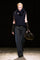 OUR LEGACY 「RIB CAGE VEST NAVY BLUE FRINGE ALPACA」
