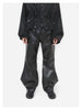 NAM「#MAN-209 TRUMPET PANTS FAUX LEATHER BLACK」