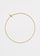 All Blues「Fold necklace Polished  24k Gold Vermeil / Mid」