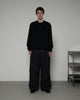 Antwort 「SMOOTH TAFTA DRAPE TUCK PANTS / BLACK」