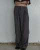 Antwort 「DRAPE TUCK PANTS / GREY」