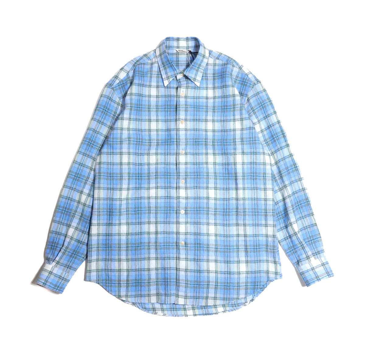 AURALEE 「AIRY WOOL CHECK SHIRT / BLUE CHECK」 - SISTER