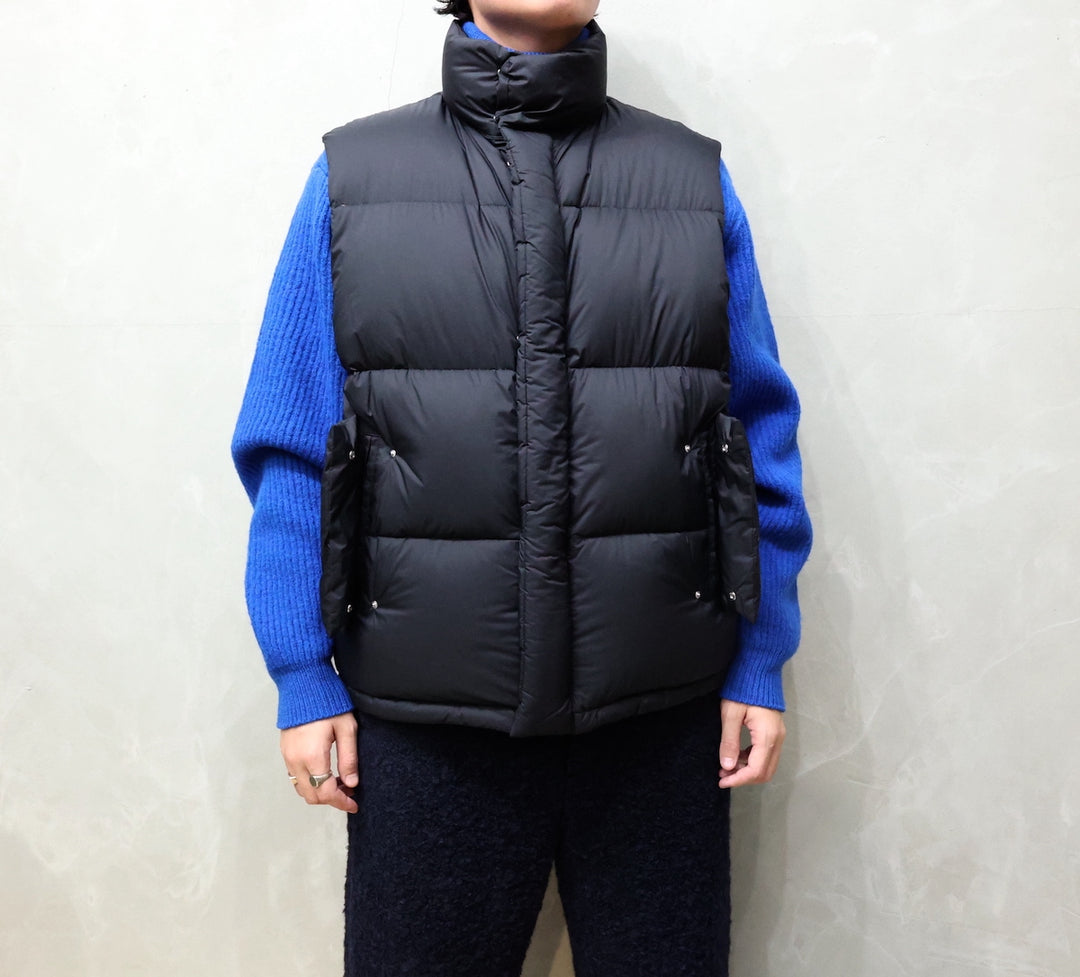 AURALEE 「SUPER LIGHT NYLON RIPSTOP DOWN VEST / BLACK」 – SISTER