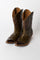 OUR LEGACY 「FLORAL CONSULTANT BOOT TUE DYE OLIVE LEATHER」