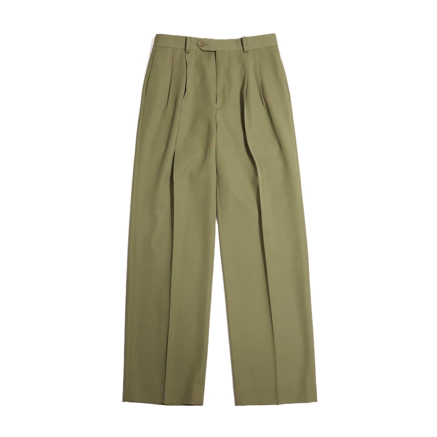 auralee light wool max gabardine slacks