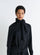 LEMAIRE 「TROMPE L'OEIL SCARF BLACK」