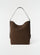 LEMAIRE 「BELTED TOTE BAG IN HEAVY ECO COTTON CANVAS DARK CHOCOLATE」