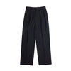 AURALEE 「LIGHT WOOL MAX GABARDINE TWO-TUCK SLACKS / TOP BLACK」