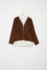 CAMIEL FORTGENS「18.09.04.01 CARDI - V WOOL/ALPACA/MOHAIR BROWN」