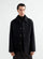 LEMAIRE 「UTILITY JACKET IN DUFFLE WOOL BLACK」
