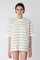 SUNNEI 「OVER T-SHIRT W CUTS / OFF WHITE PPT」