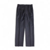 AURALEE 「BLUEFACED WOOL TWO-TUCK SLACKS / CHARCOAL NAVY STRIPE」